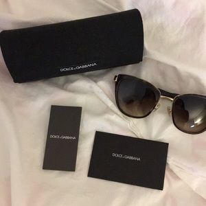 DOLCE AND GABBANA CATEYE SUNGLASSES DG2107